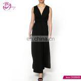 V Neck Sleeveless Elegant Apparel Woman Dress With Bowknot thumbnail-3