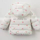 T-GC010 2016 Girls Winter Polka Dot Printed High Fashion Warm Coat thumbnail-6