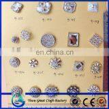 Decorative Crystal Rhinestone Diamond Button for Shoes Buckle
