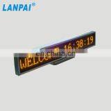 LANPAI Portable Single Color, Multi-color, RGB Mini Led Panel 16*128 Pixel Led Display Sign Running Text thumbnail-4