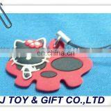 Pink Cat Phone Charm