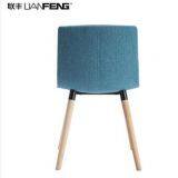 Modern Eco Friendly Fabric Chair Bar Chair Home Chair With Wooden Legs thumbnail-4