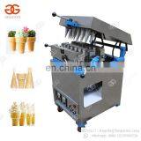 High Quality Semi Automatic Snow Wafer Kono Pizza Cono Making Machine Sugar Ice Cream Cone Production Line Price