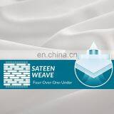 Korean Customized White Twin Size Bedding Blankets 100% Bamboo Bed Sheets Complet For Adults thumbnail-4