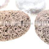 Household Cleaning Film-covered Rope-piercing Section Foot Shaped White Grinding Pumice Stone