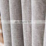 Good Quality Modern Luxury Cotton Linen Fabric Solid Colour Thicken Decorative Home Textile Blackout Curtain thumbnail-5