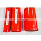 10" Galvanized Red painted Steel Pipe ASTM A795 SCH 40