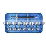 Производство в Китае. Ортопедические хирургические инструменты. Набор инструментов для ацетабулярного фрезерования для медицинских костных операций