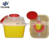 Safety PP Clinical Medical Waste Disposal Yellow 7l Sharps Container for Deal Biohazard thumbnail-3
