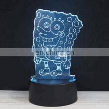 Promotion Gifts Custom 3D Creative Light Acrylic Illusion Night Lamp thumbnail-1
