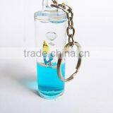 Liquid Bottle Shape Keychain With Fancy Floater thumbnail-5