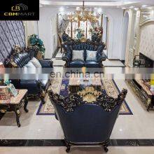 Новый поступление 2021 года. Набор мебели из натуральной кожи - классический диван для гостиной thumbnail-2