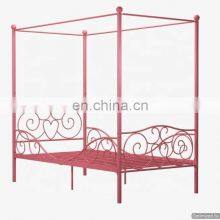 Black Colour Metal Bed thumbnail-3