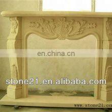 Decorative Stone Fireplace Mantel thumbnail-2