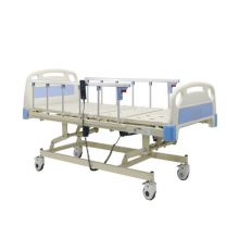 NE-18 China manufacturer adjustable height moving patient bed electric 3 functions hospital bed with I.V. pole