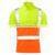 Polyester hi Vis Workwear Shirt With Custom Logo High Visibility Yellow and Blue Uniform Shirt / Wholesale High Quality Apparels thumbnail-4