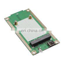 Mini PCIe to Type-C Adapter Board, 3G 4G Module Transfer Development Board, Include SIM/UIM Card Socket thumbnail-3