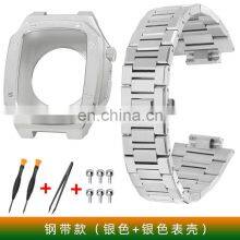 Luxury Apple Smart Watch Stainless Steel Band Low Moq Case Watch 44mm 45mm For Apple Series 4/5/6/7 Iwatch thumbnail-4