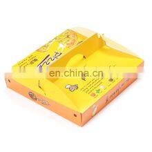 Wholesale Pizza Box Package Carton Supplier Custom Logo Design Printed Packing Bulk Cheap Rectangle Custom Cajas Para Pizza Box thumbnail-2