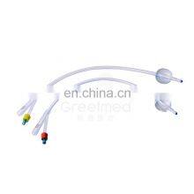 CE Approved Medical Sterile Urinary 2 3 Way Pure 100% All Silicone Foley Catheter