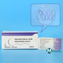 Surgical Suture Polyglycolic Acid PGA Absorbable Suture
