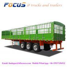 Fence Semi Trailer for Sale | Livestock, Cattle, Cow, Pig,2/3/4 Axles Fence Trailer for Sale, and Load Capacity Has 30/40/60/80/100 Tons thumbnail-5