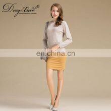 Lady's Thick Winter Crew Neck 7GG Cashmere Sweater Comfortable Women's Clothing thumbnail-2