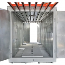 Gas Powder Paint Curing Oven With Overhead Conveyor Rail For Aluminium Profile