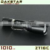 DAKSTAR ZT16C 1010LM CREE XML T6 18650 Aluminum Rechargeable LED Zoom Flashlight