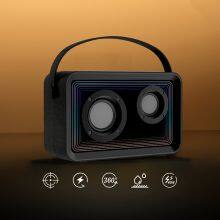 Mixing Colors 3 Illumination Patterns Hi-Fi High Fidelity Sound Effects Lossless Portable Abyss Bluetooth Karaoke Speaker thumbnail-4