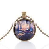 Wholesale Unique Design Vintage Bronze Time Machine Pendants Steampunk Necklace Cheap Price thumbnail-6
