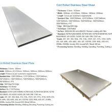 Cold-Drawing ASTM 410 420 430 436 439 441 201 304 316 2b Ba No. 1 Polished Stainless Steel Sheet Ss Plate for Stairs thumbnail-3