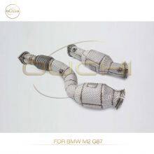 Exhaust Downpipe for BMW M2 G87/M3 M4 F8x/M3 M4 F80 F82/G80 G82 M3 M4 Stainless Steel Performance Upgrade Increase High-performance Auto Parts thumbnail-1