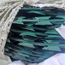 1.8mm 2mm Anti Climb Security Hot-Dip Galvanized Barbed Wire Razor Blade Steel Iron Wire Coil thumbnail-5