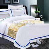 New Design Poly/cotton White Plain Bedding Set for Star Hotel thumbnail-1