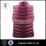 Women Foldable Ultralight Down Vest thumbnail-2