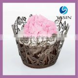 Vivid Butterfly Laser Cupcake Wrappers