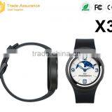 2016 X3 Sim Card Smart Watch 3g Round Smart Watch MTK 6572 Watch Mobile Lowest Price thumbnail-3