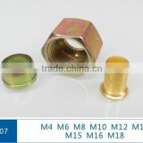 three pieces fitting for nylon tube three units pipe fittings