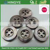 Sedex Audited Factory 2 Pillar 4 Holes Grey Color River Shell Button