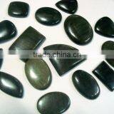 Golden Obsidian Semi Precious Stone Cabochons