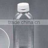 FLIP LID BOTTLE PETE CLEAR PLASTIC JAR