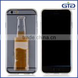 [GGIT] for iPhone 6s Cute 3D Liquid Beer Bottle Mobile Phone Cover Case