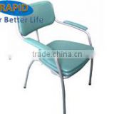 Europe style steel hospital commode chair