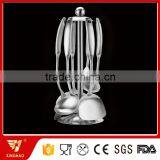 Top Choice Food Grade Material SS18/10 Satin Finish Kitchen Utensil Set thumbnail-1