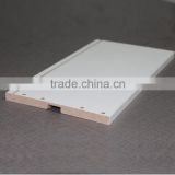 Cheap MDF white coated drawer panel profile