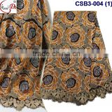 CSB3-004 Wholesale price big swiss voile lace,100 swiss embroidery cotton lace
