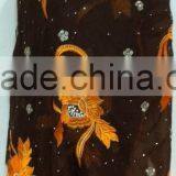 CSF0239-2 Muslim Scarf,embroider Scarves,shawls,wrap,pashmina With Bean thumbnail-1