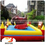 Best price hot sale inflatable mechanical rodeo bull,inflatable riding machine for rodeo game