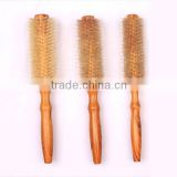 Profesional salon wooden hair brush